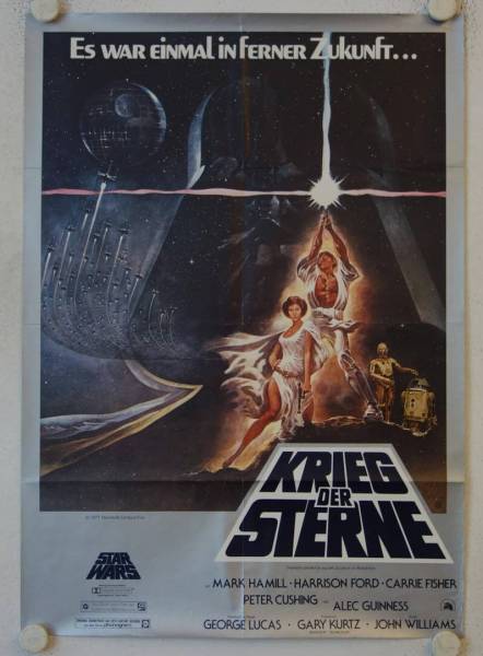 Star Wars original release german movie poster